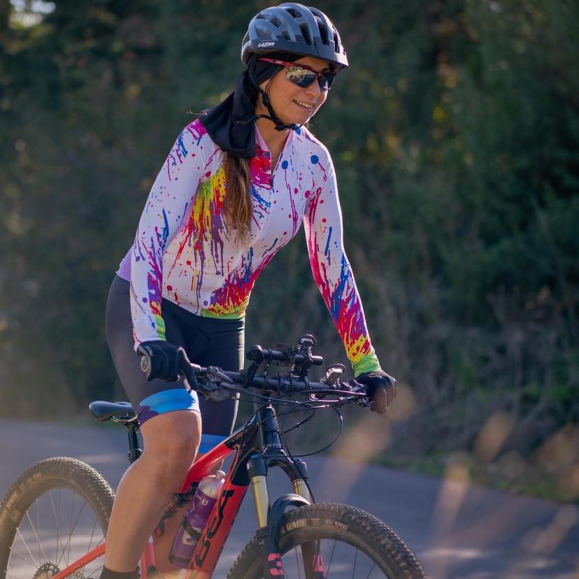 Color Splash Cycling jersey for women