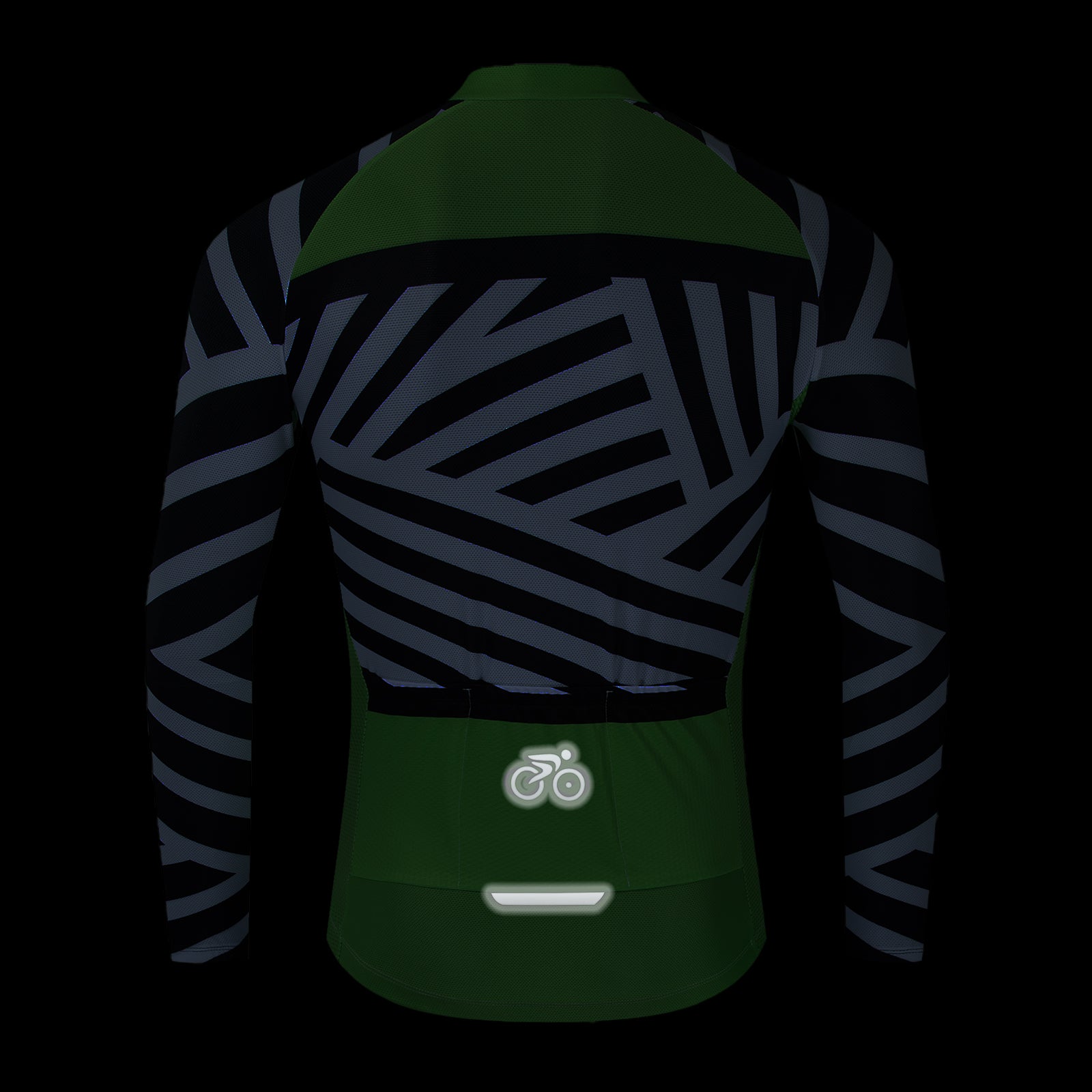 Yellow mash Long Sleeve Cycling jersey