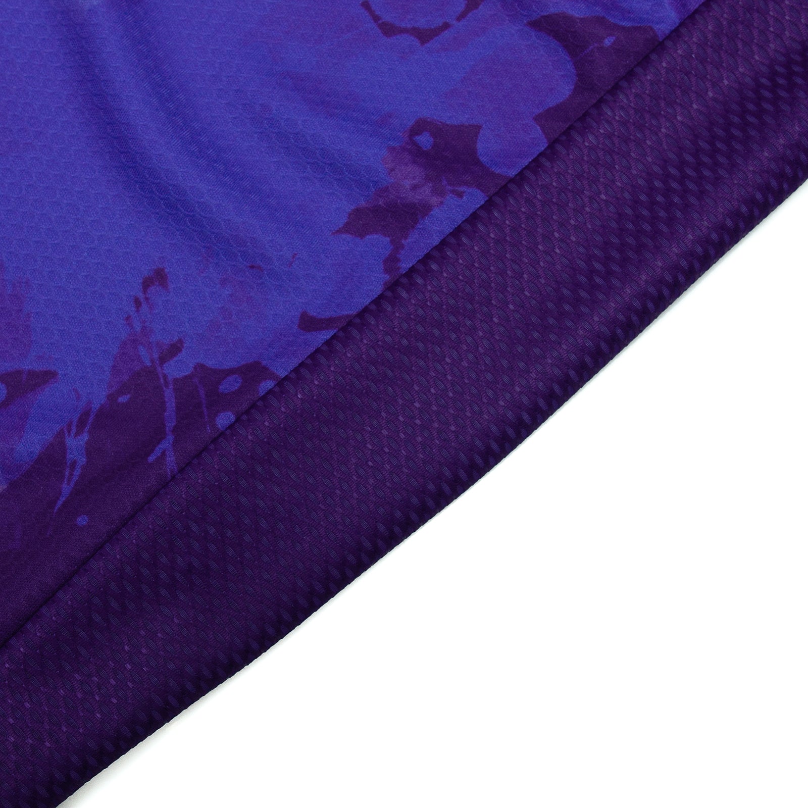 Purple paint splash cycling jersey