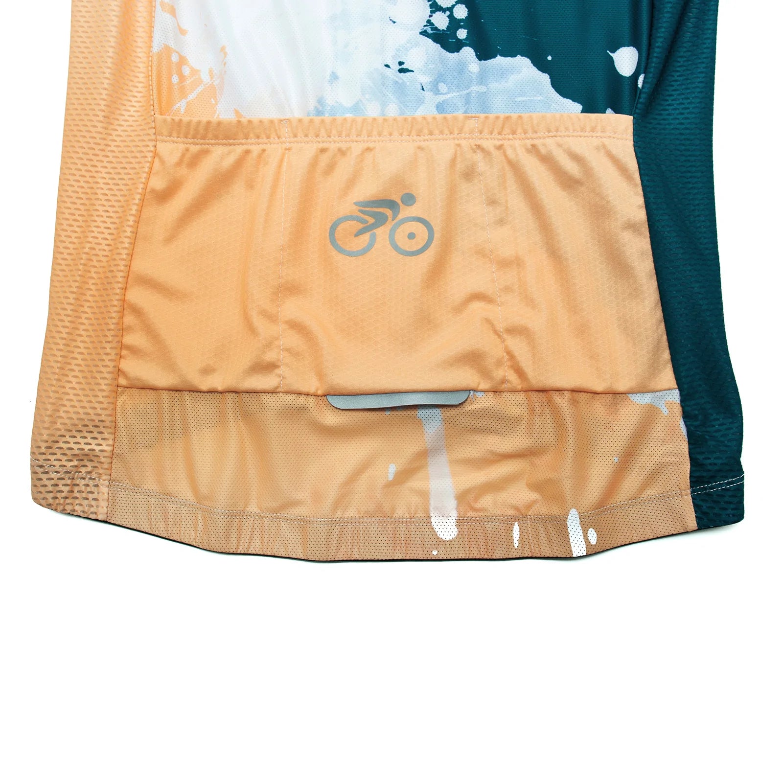 Body color paint splash Long Sleeve cycling jersey for women