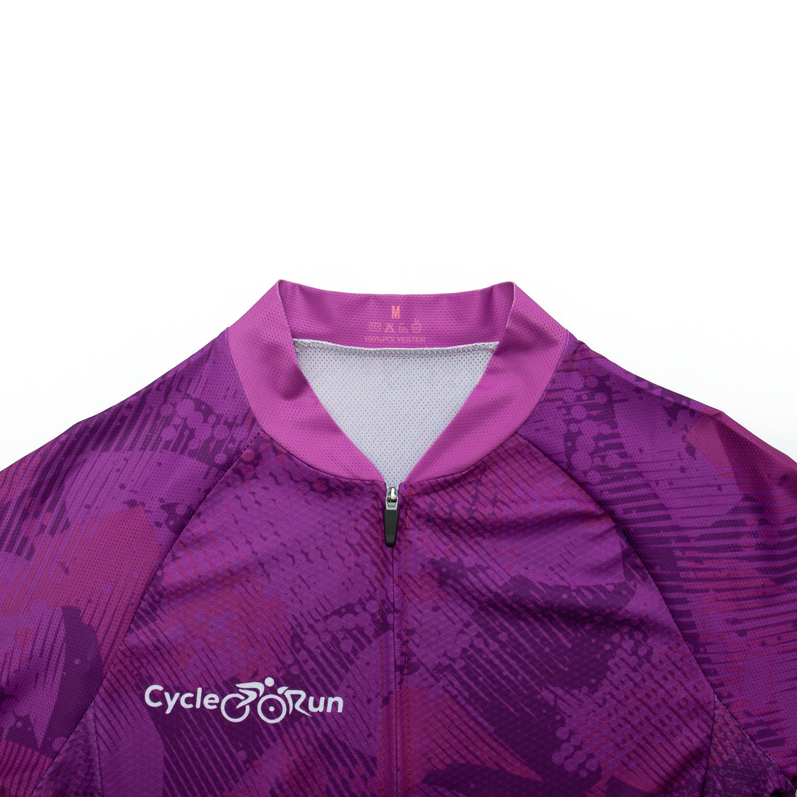 Long Sleeve Cycling Jersey Blue Design