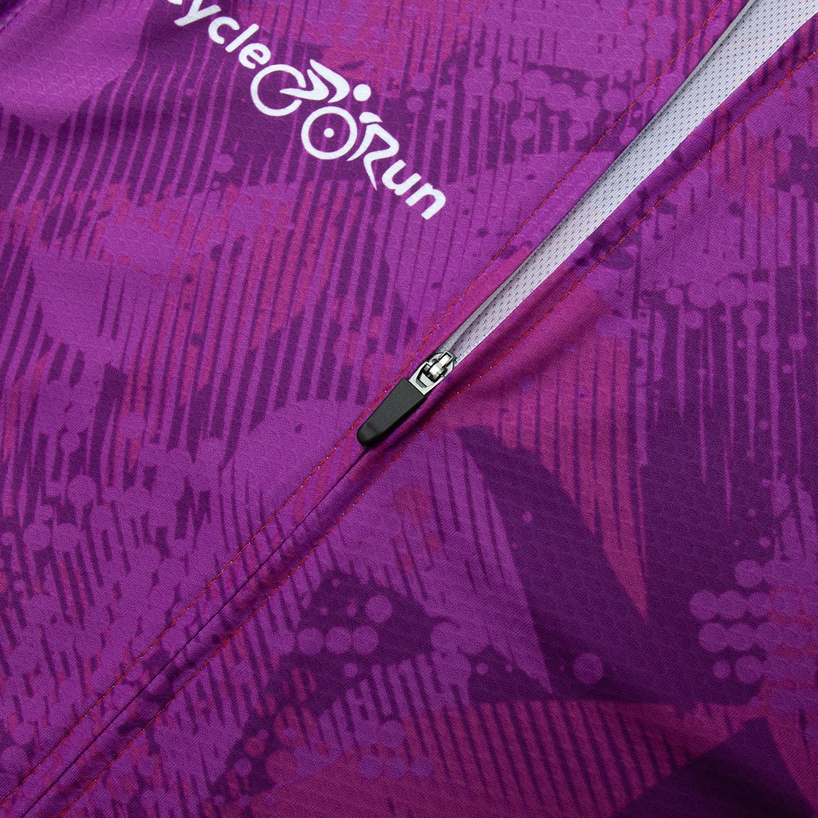 Long Sleeve Cycling Jersey Blue Design