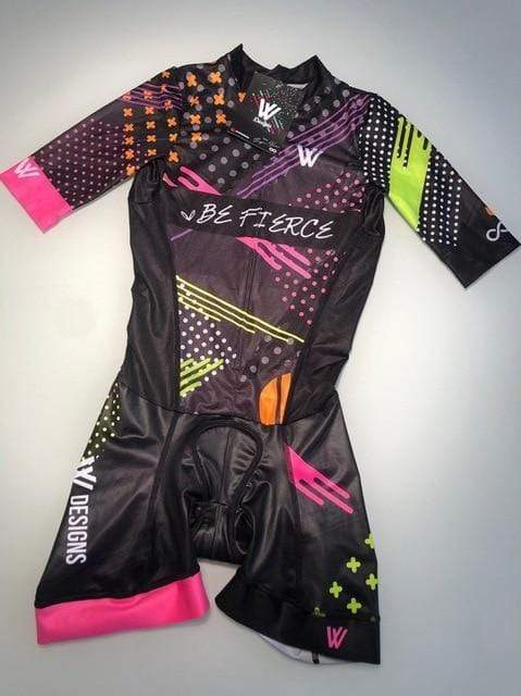 Women triathlon suit sets Pink - Cycle-Run