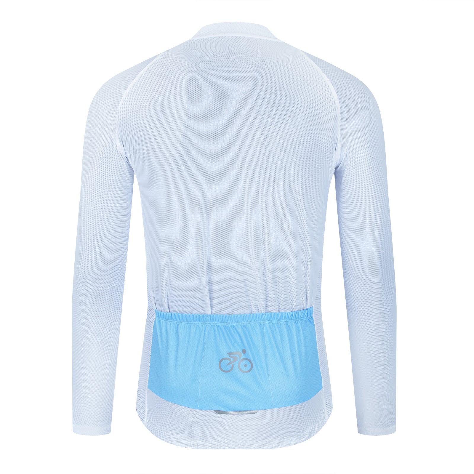 White Wizo Long Sleeve cycling jersey