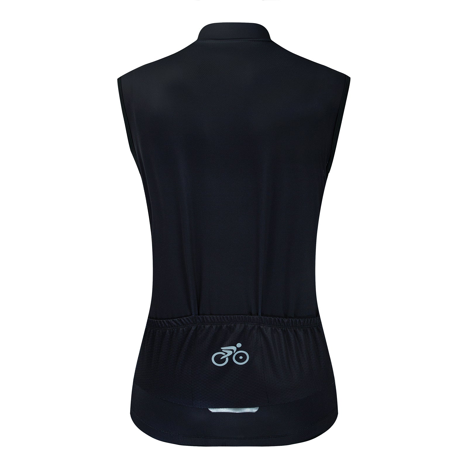Black Sleeveless cycling jersey for Men and Women