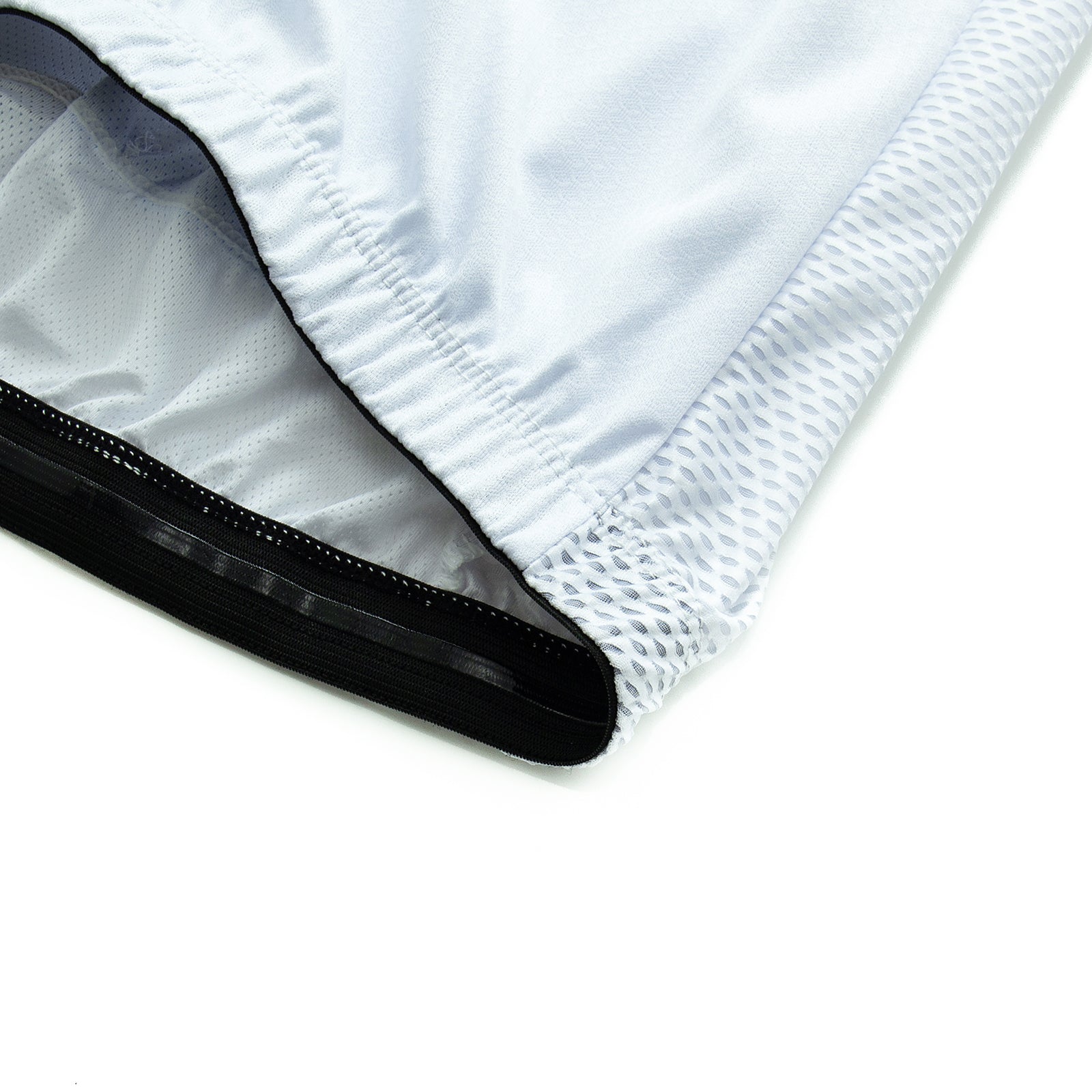 White Sleeveless cycling jersey for Men and Women