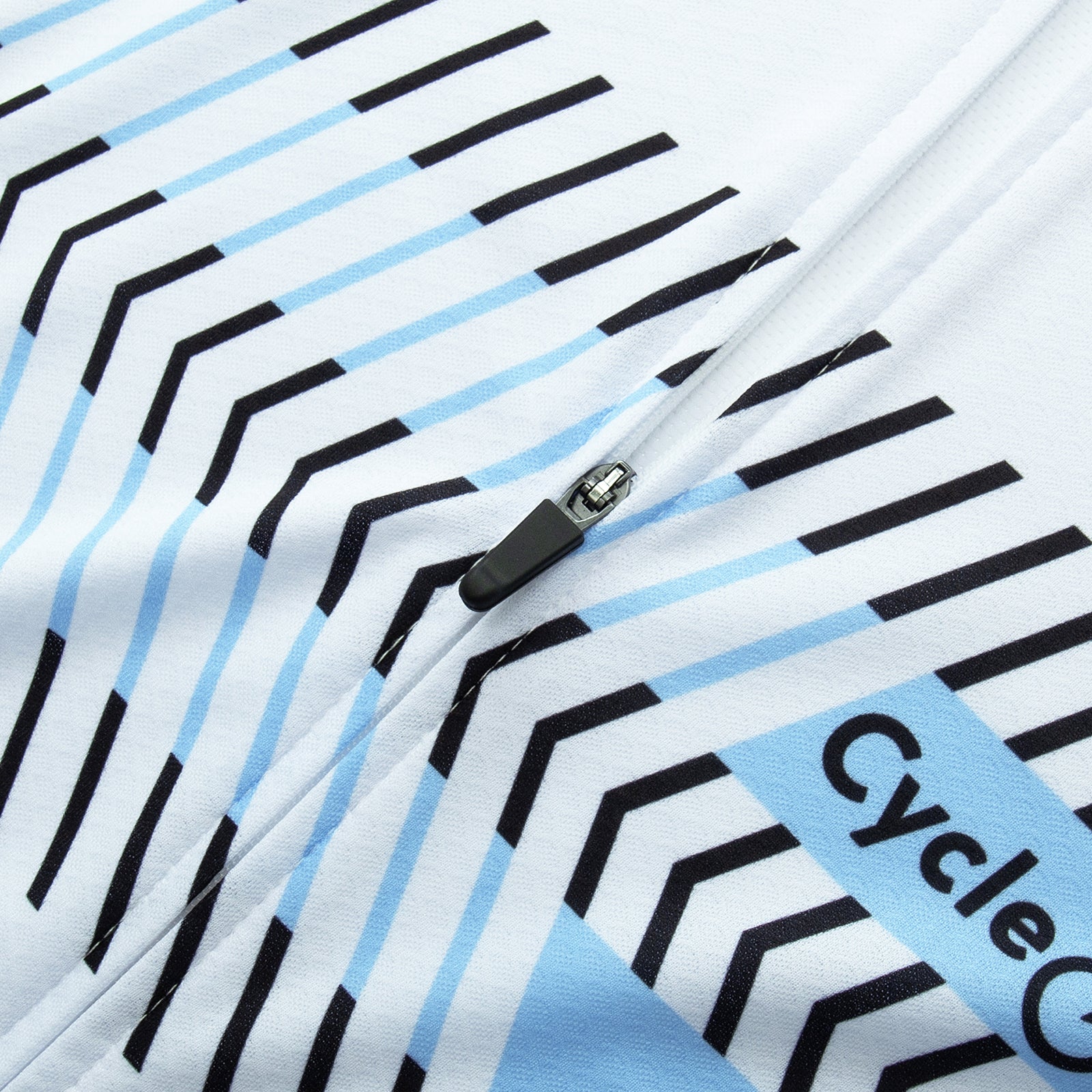 White Wizo Long Sleeve cycling jersey