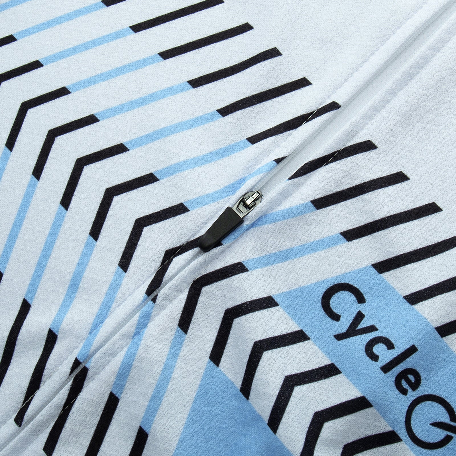 White Wizo cycling jersey