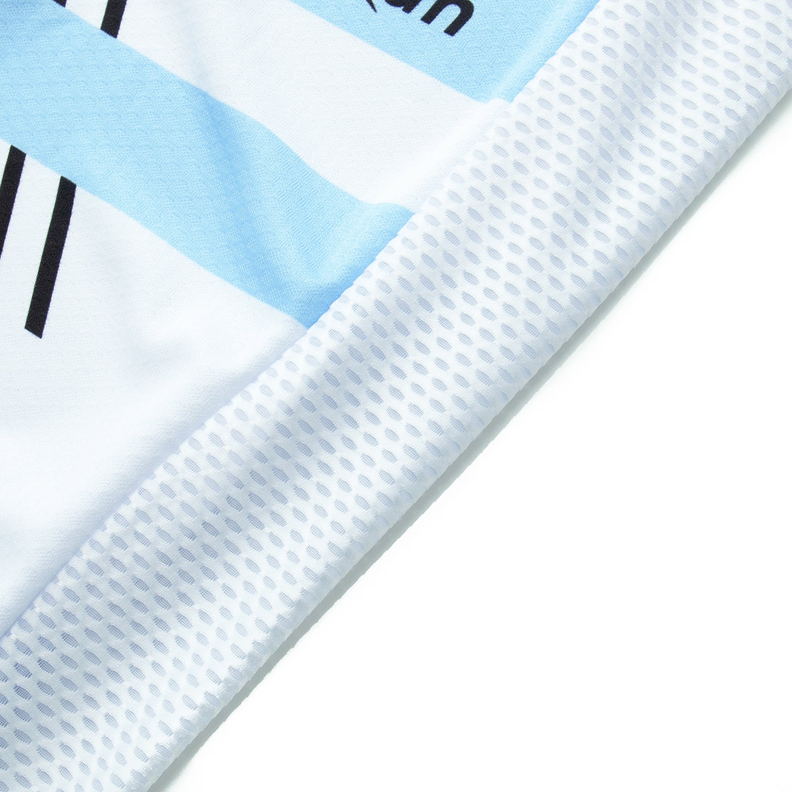 White Wizo cycling jersey