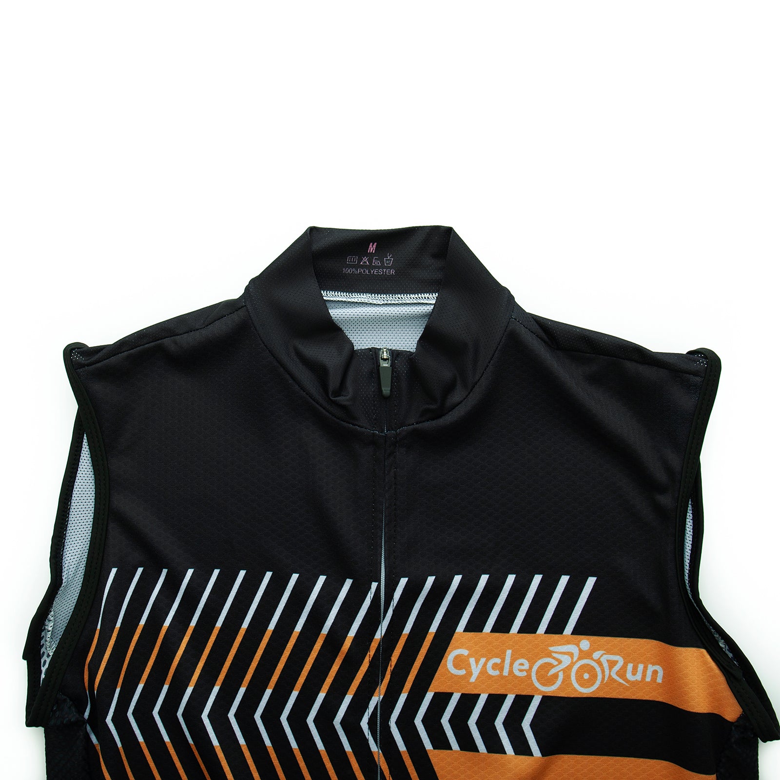 Black Sleeveless cycling jersey for Men and Women