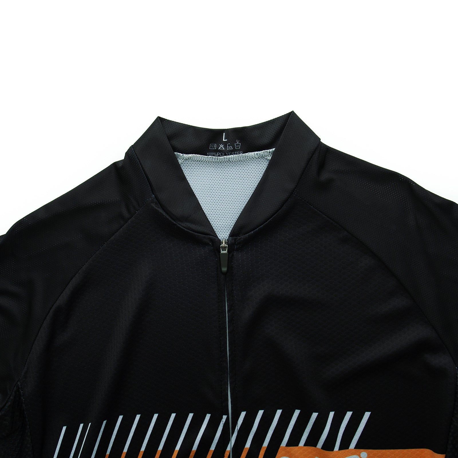 Black Wizo cycling jersey