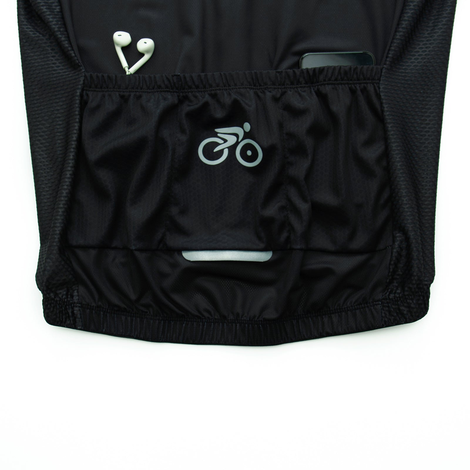 Black Wizo cycling jersey
