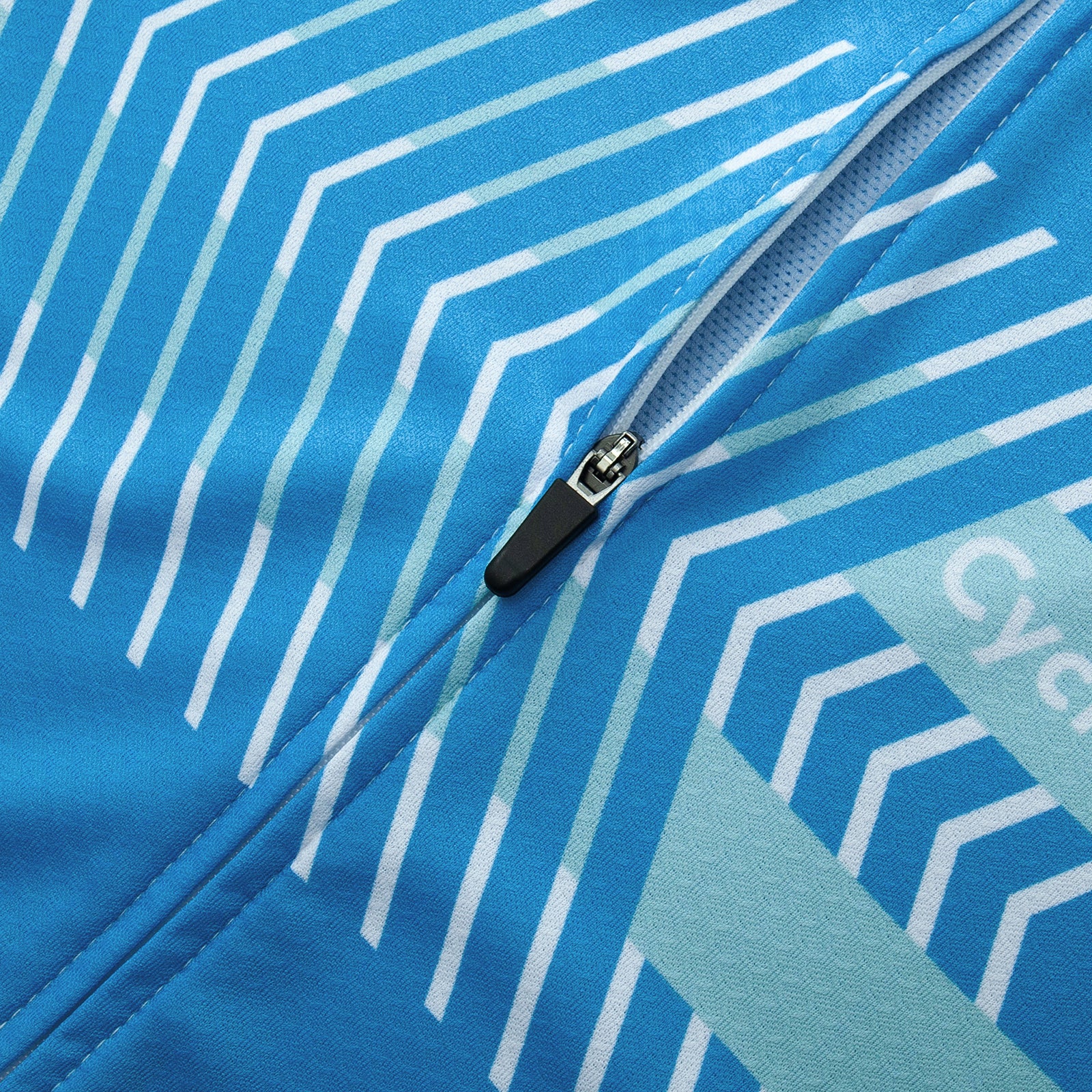 Azure Wizo cycling jersey