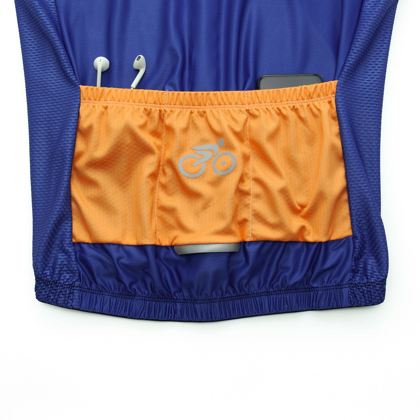 Dark Blue Wizo cycling jersey