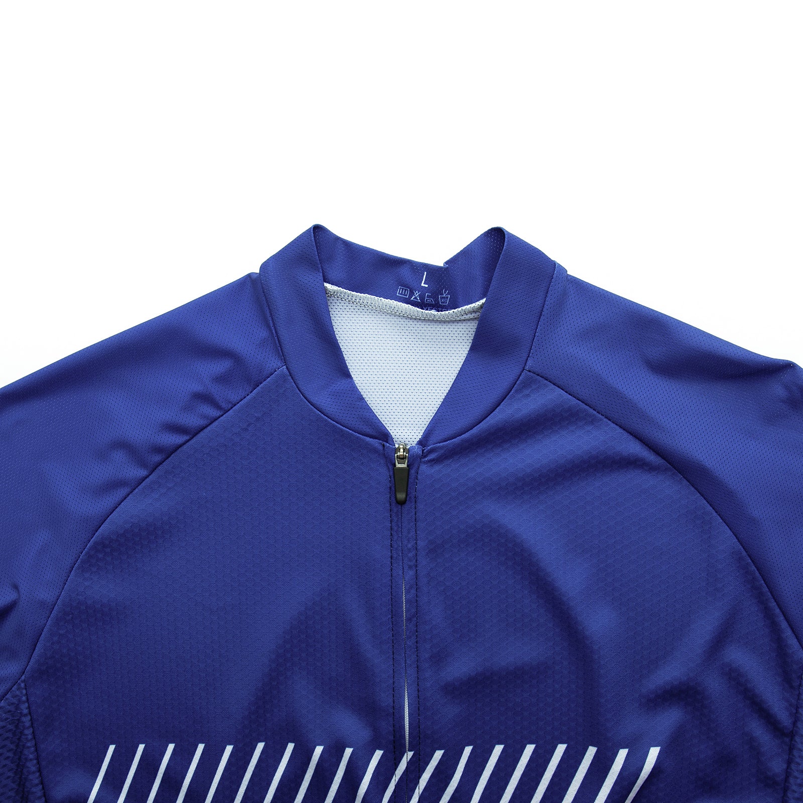 Blue & Red Wizo cycling jersey for women