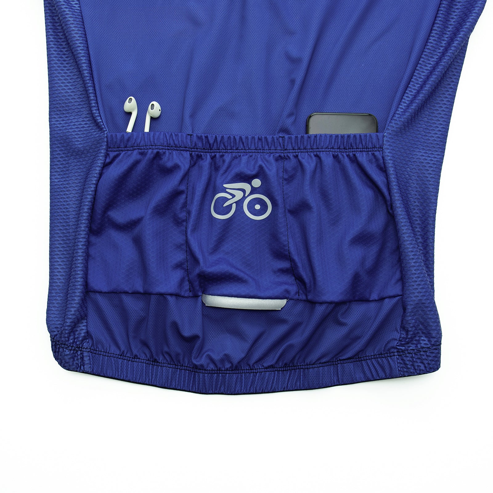 Blue & Red Wizo cycling jersey for women