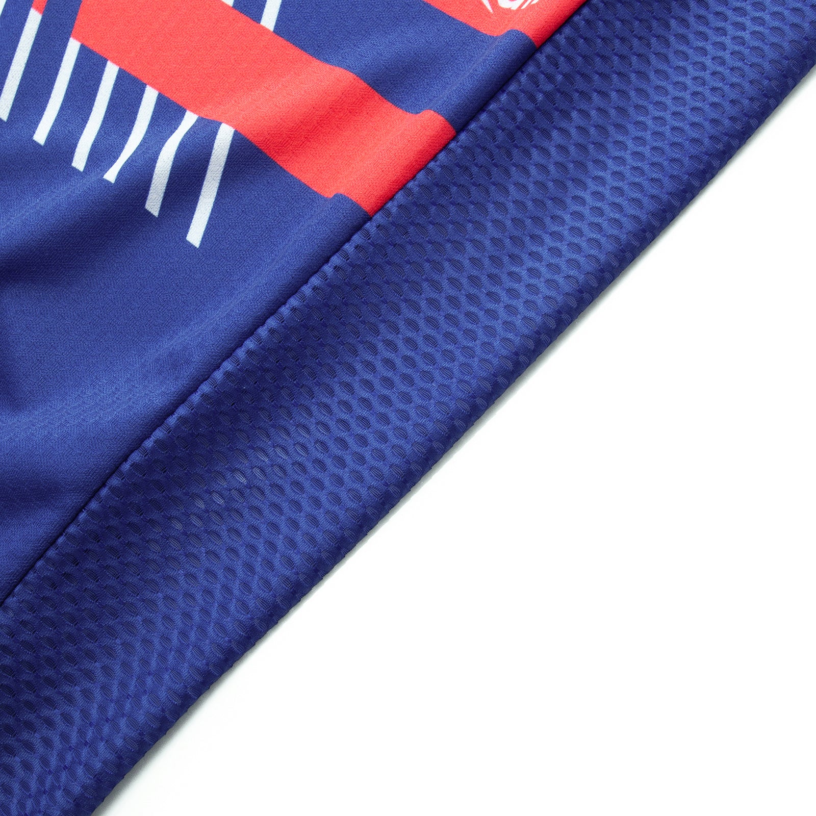 Blue & Red Wizo cycling jersey