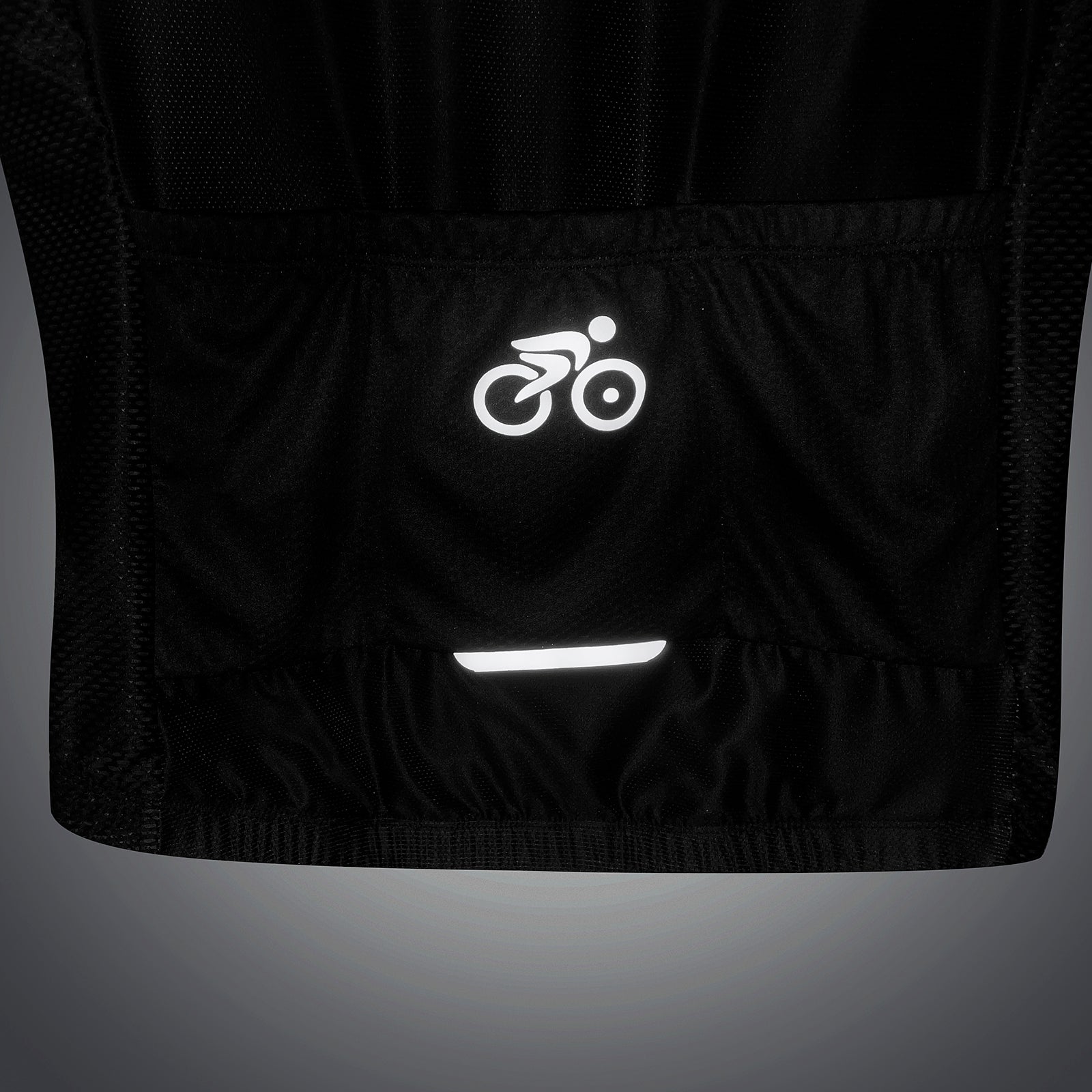 Cycling Jersey Paint Splash White and Black