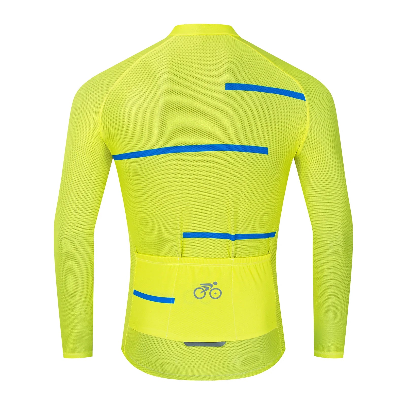 Yellow Long Sleeve Cycling jersey for women