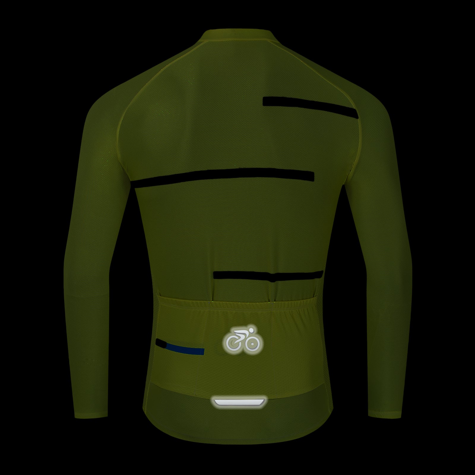 Yellow Long Sleeve Cycling jersey