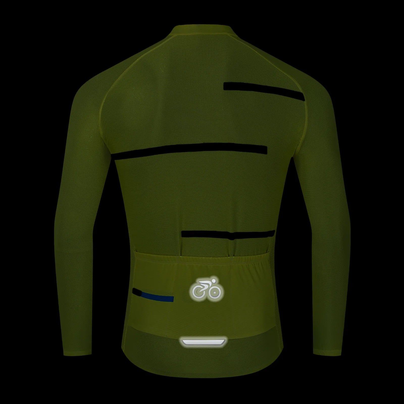 Yellow Long Sleeve Cycling jersey for women