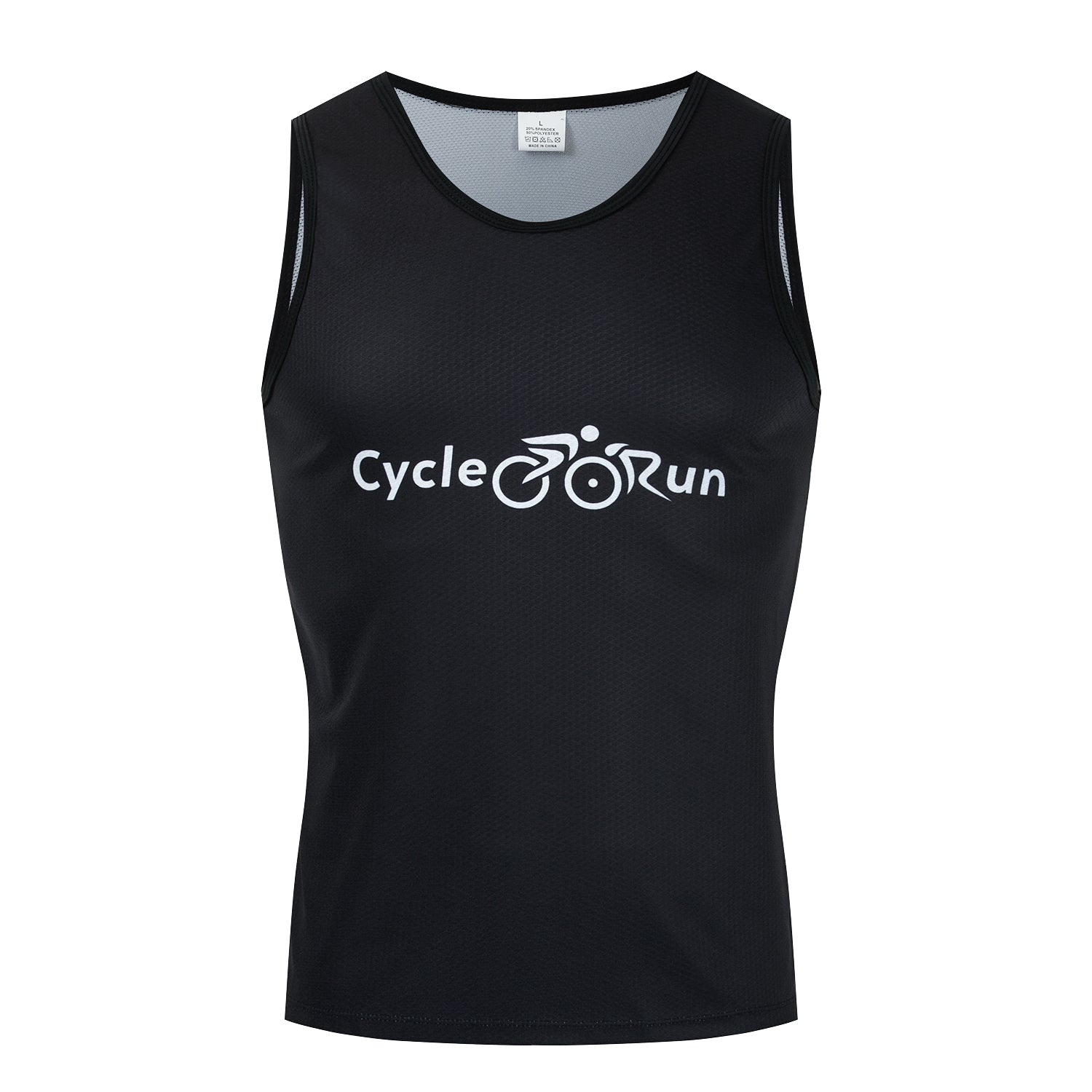 Black Triathlon Running Singlet