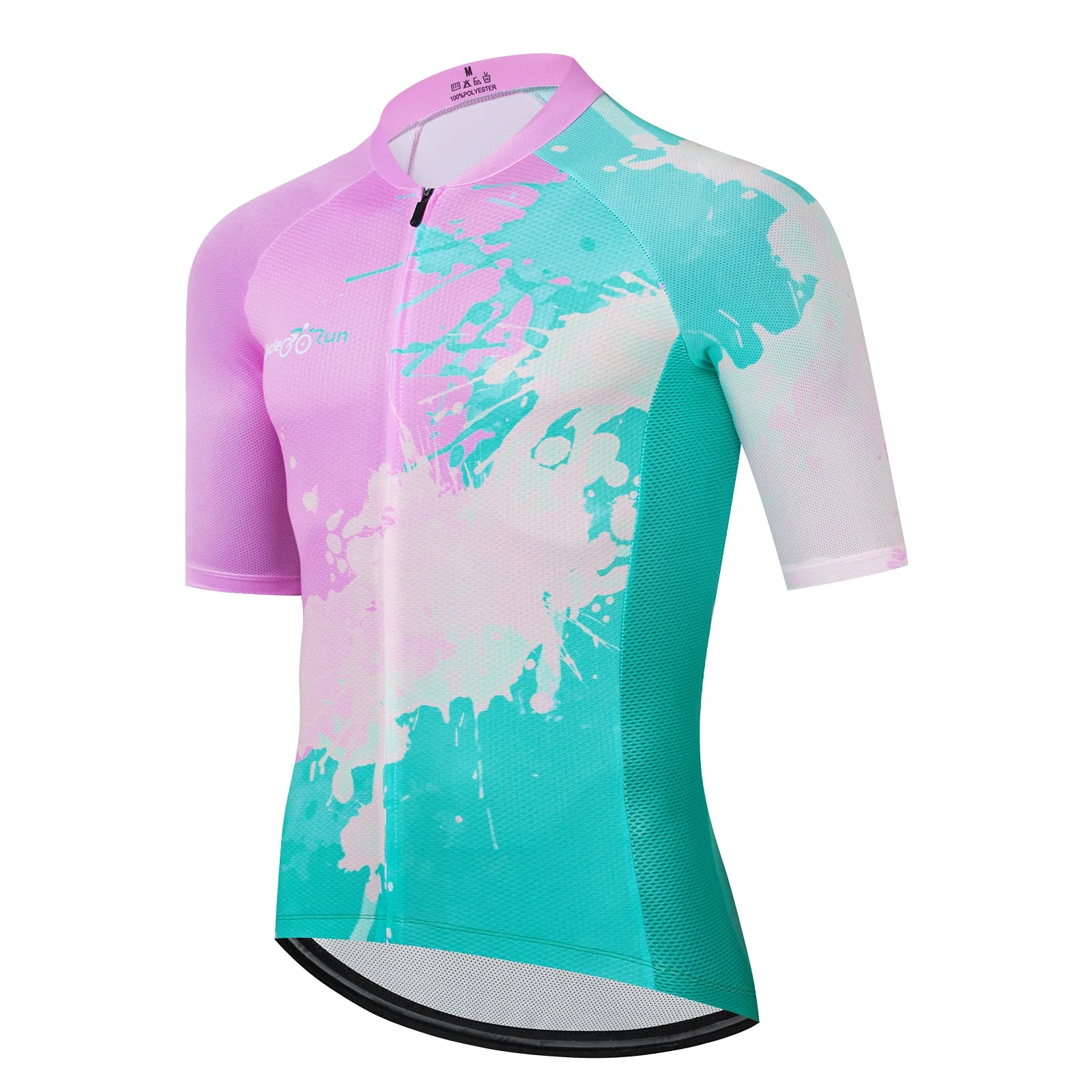 Lilach paint splash cycling jersey for women