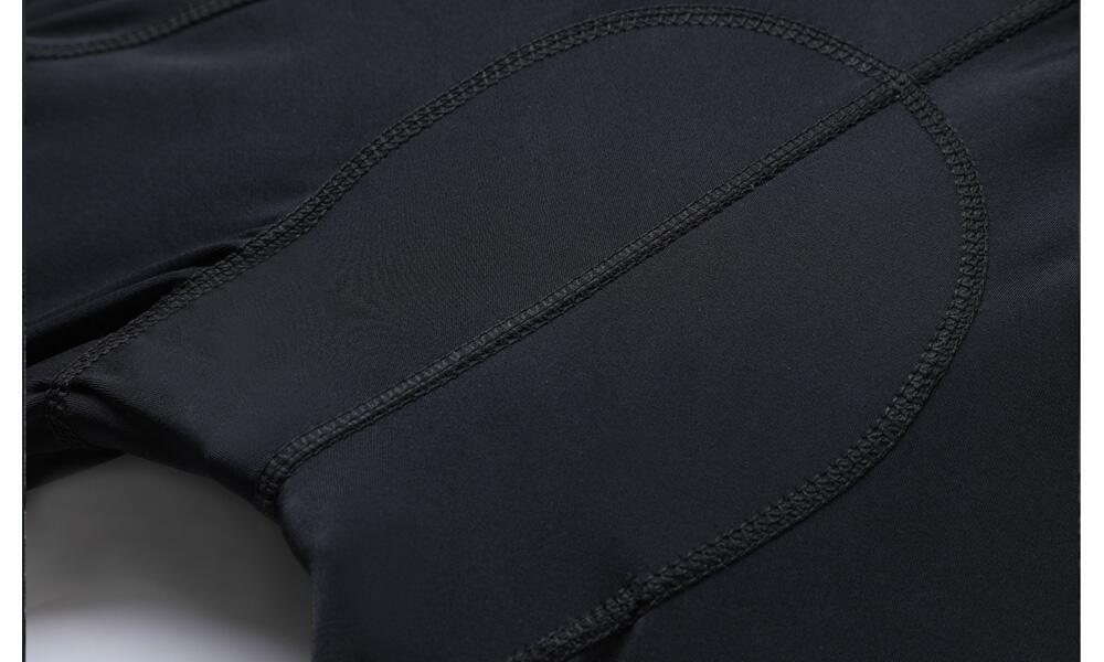 Black Bib with Reflective lines and 3D Gel for safe riding