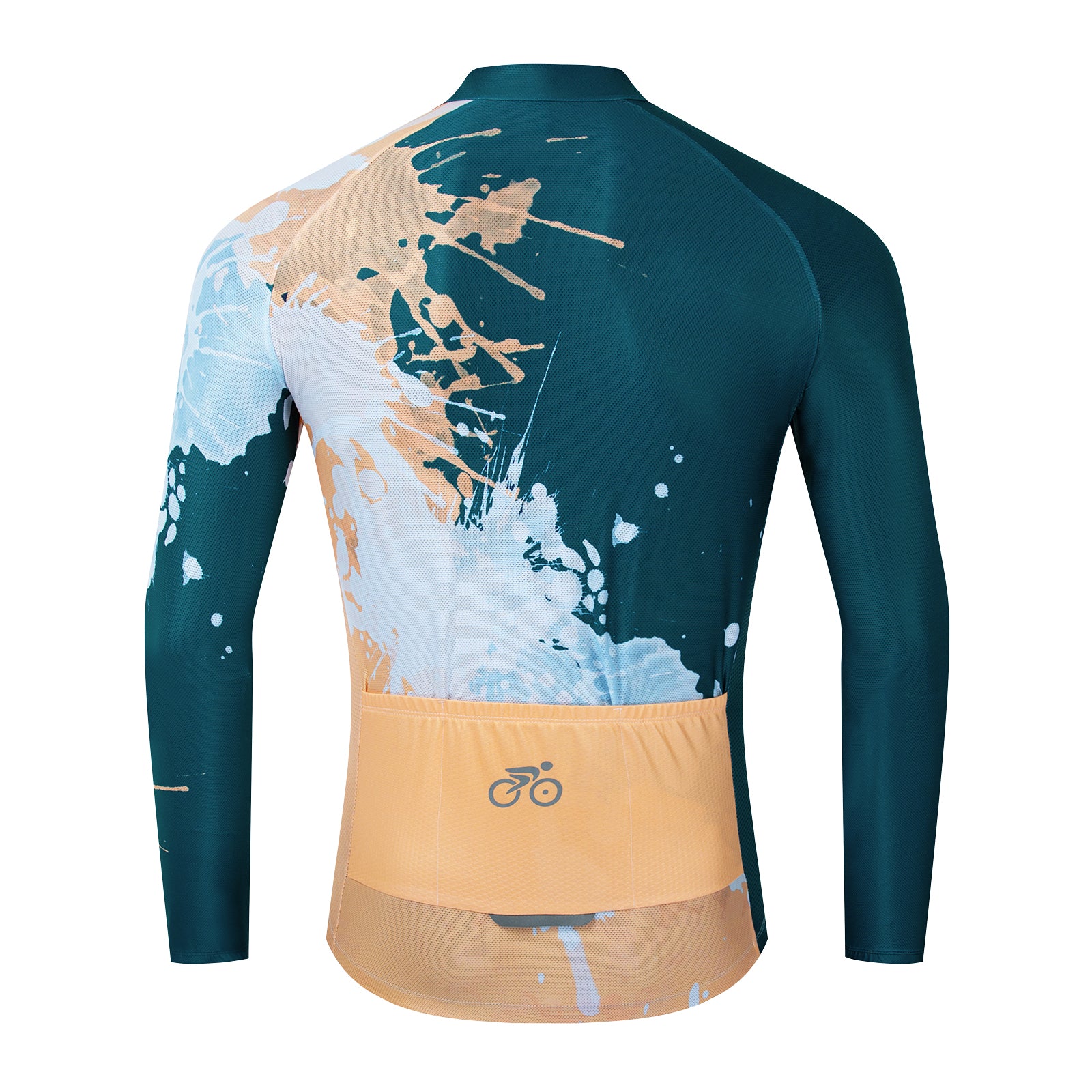 Body color paint splash Long Sleeve cycling jersey