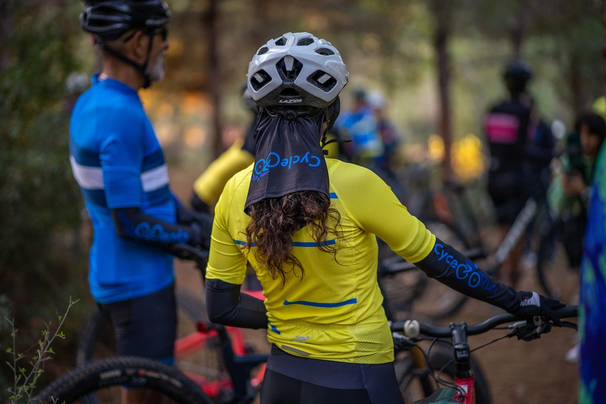 Black Arm Sleeve Cycling Sleeves   Protective Arm Warmers UV Protection