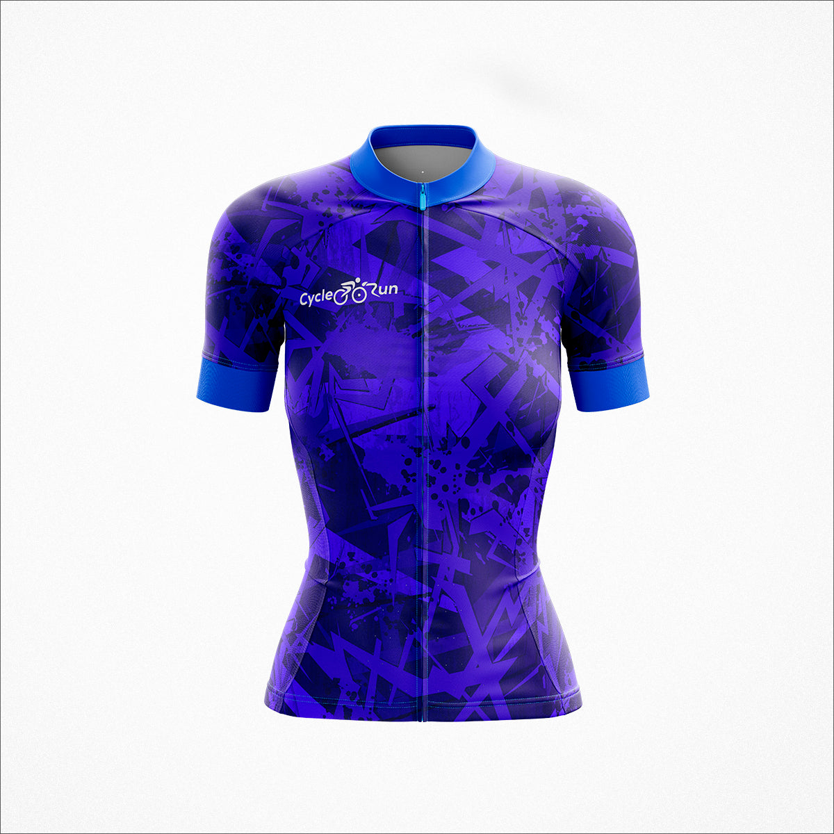 Cycling Jersey Blue Design