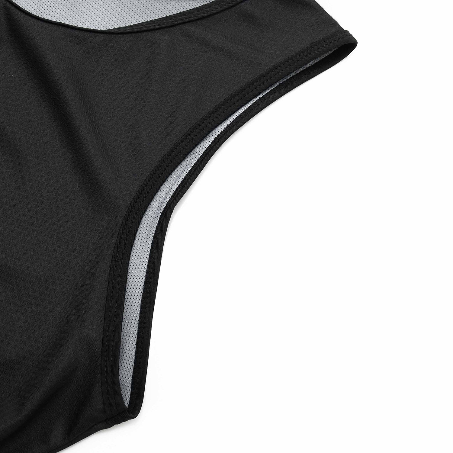 Black Triathlon Running Singlet