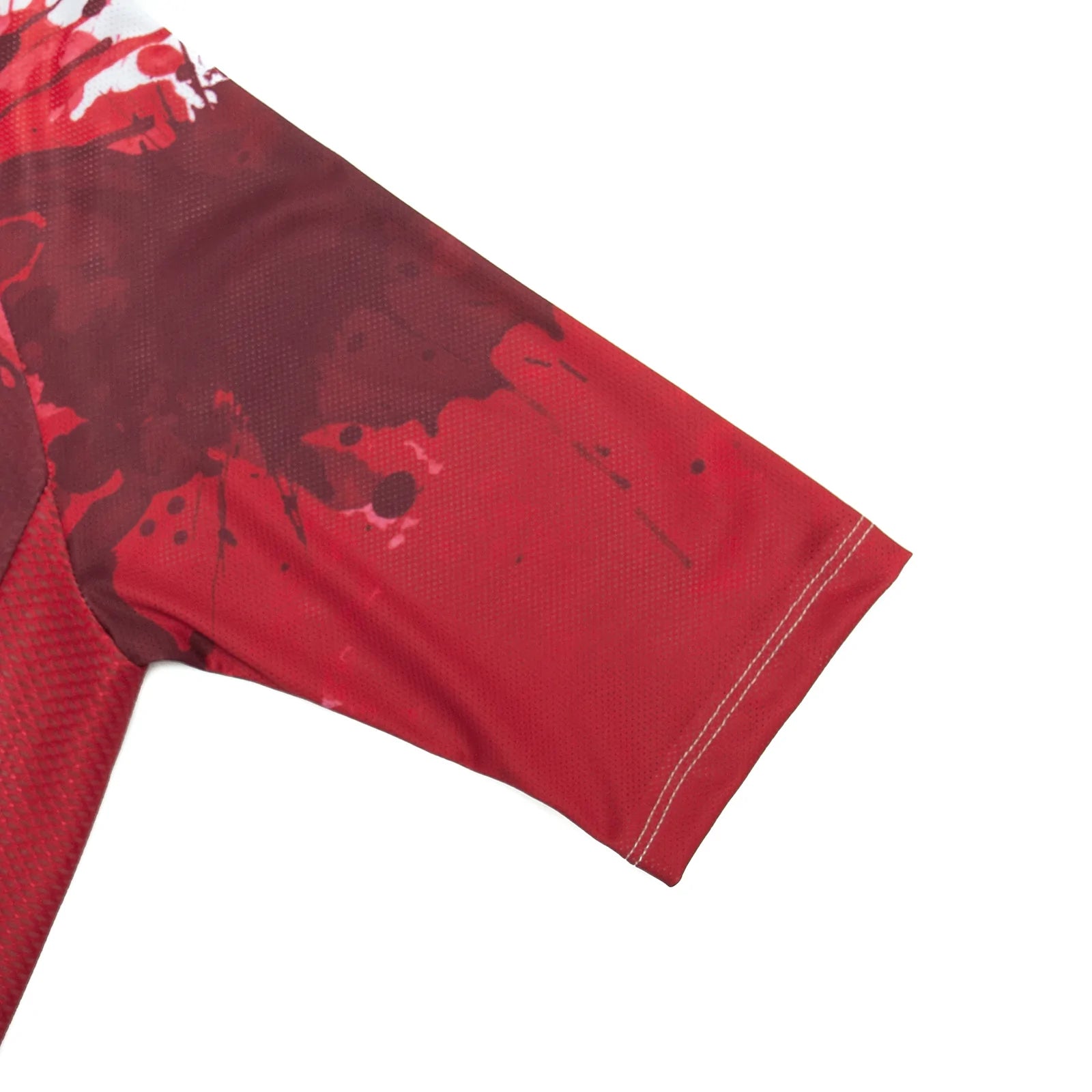 Cycling Jersey Paint Splash White and Black for women