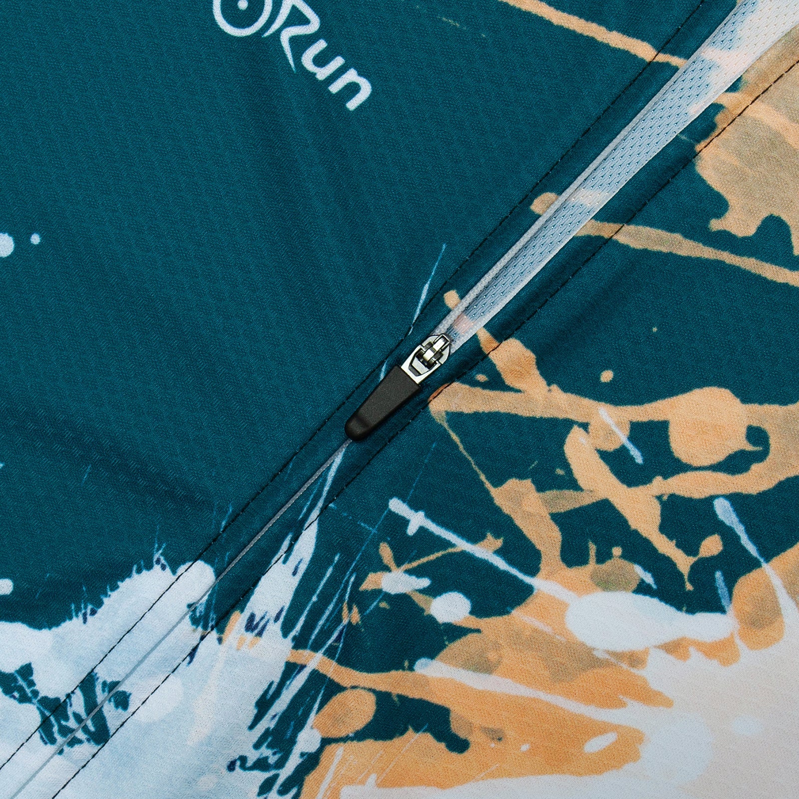 Body color paint splash cycling jersey for women