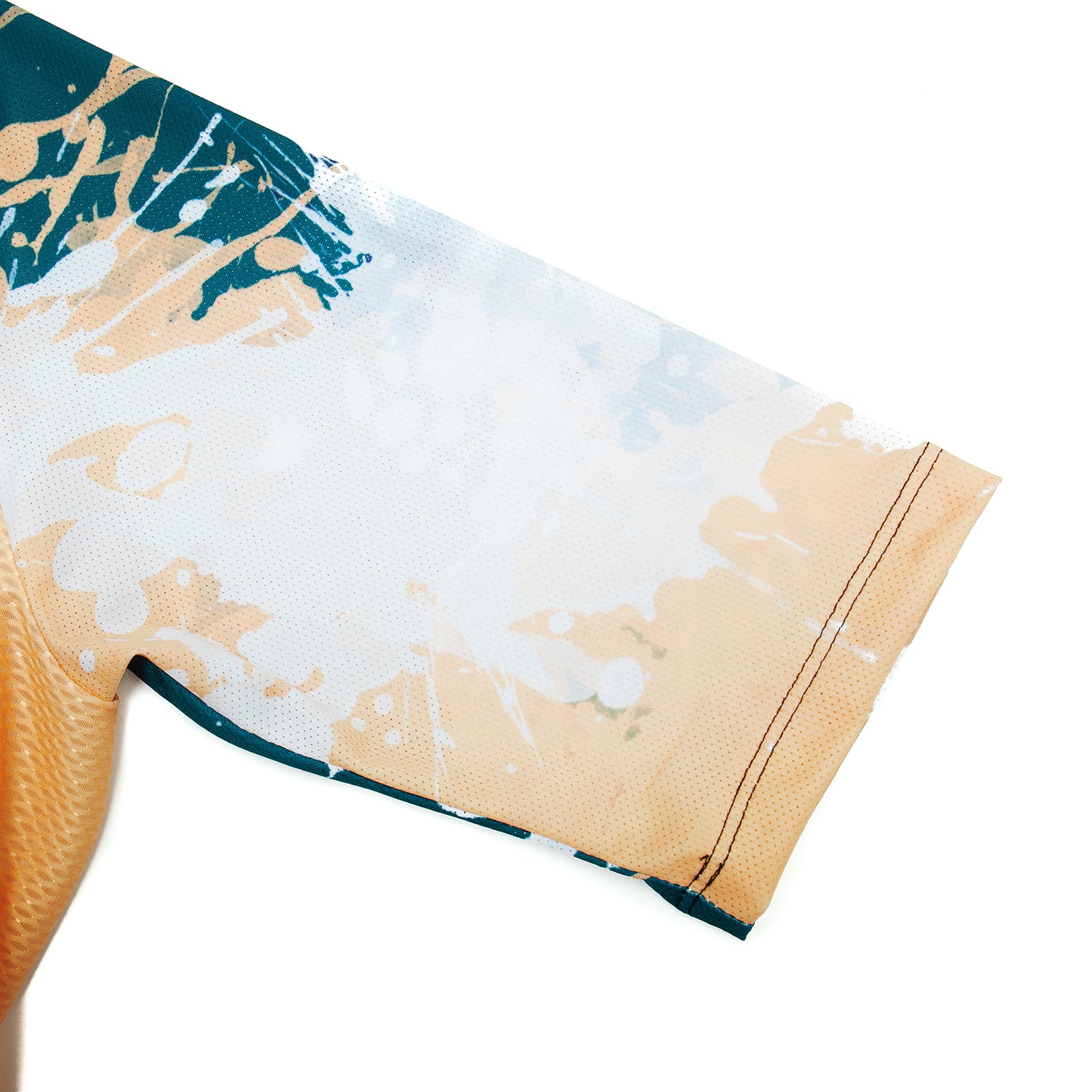 Body color paint splash cycling jersey