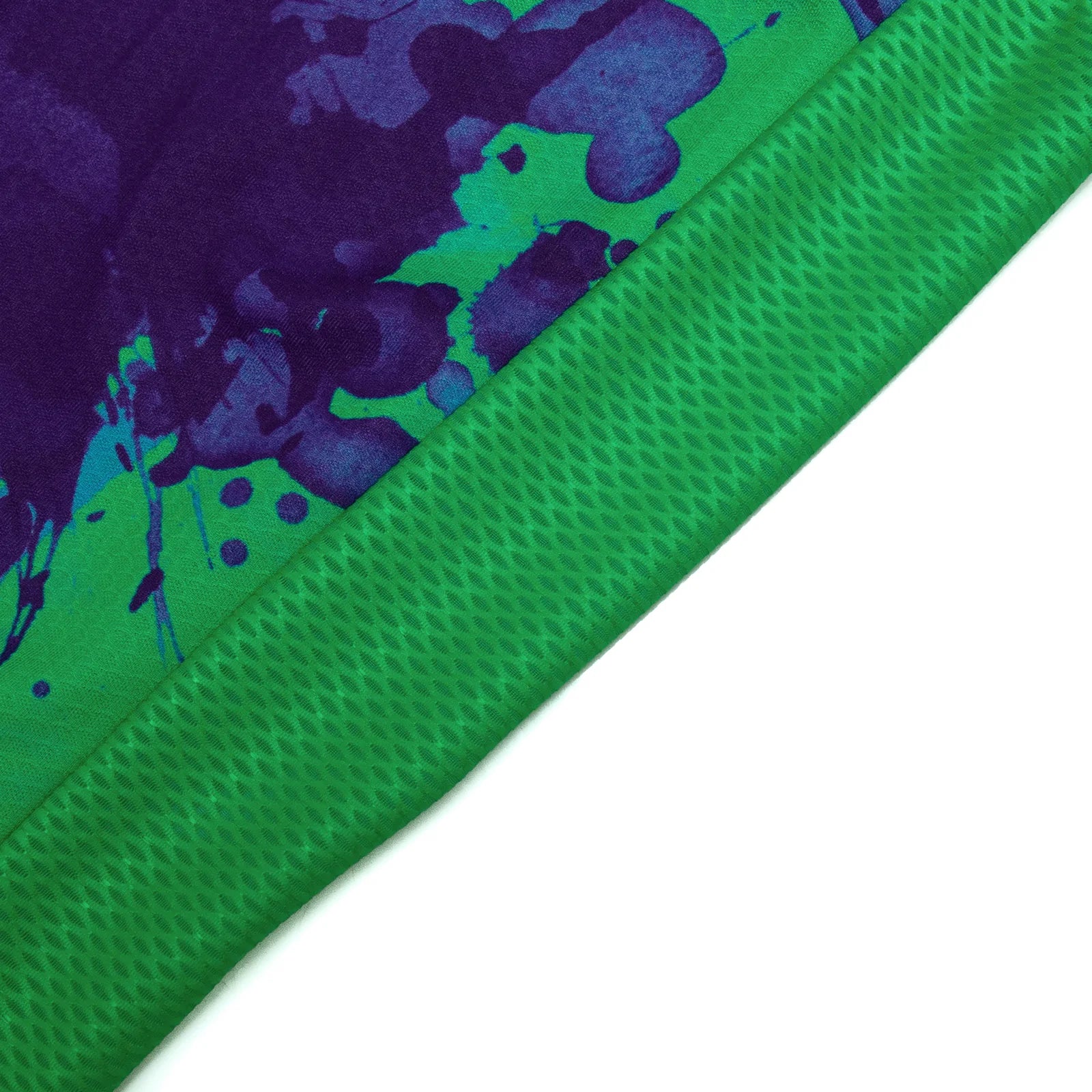 Green blue paint splash cycling jersey for women