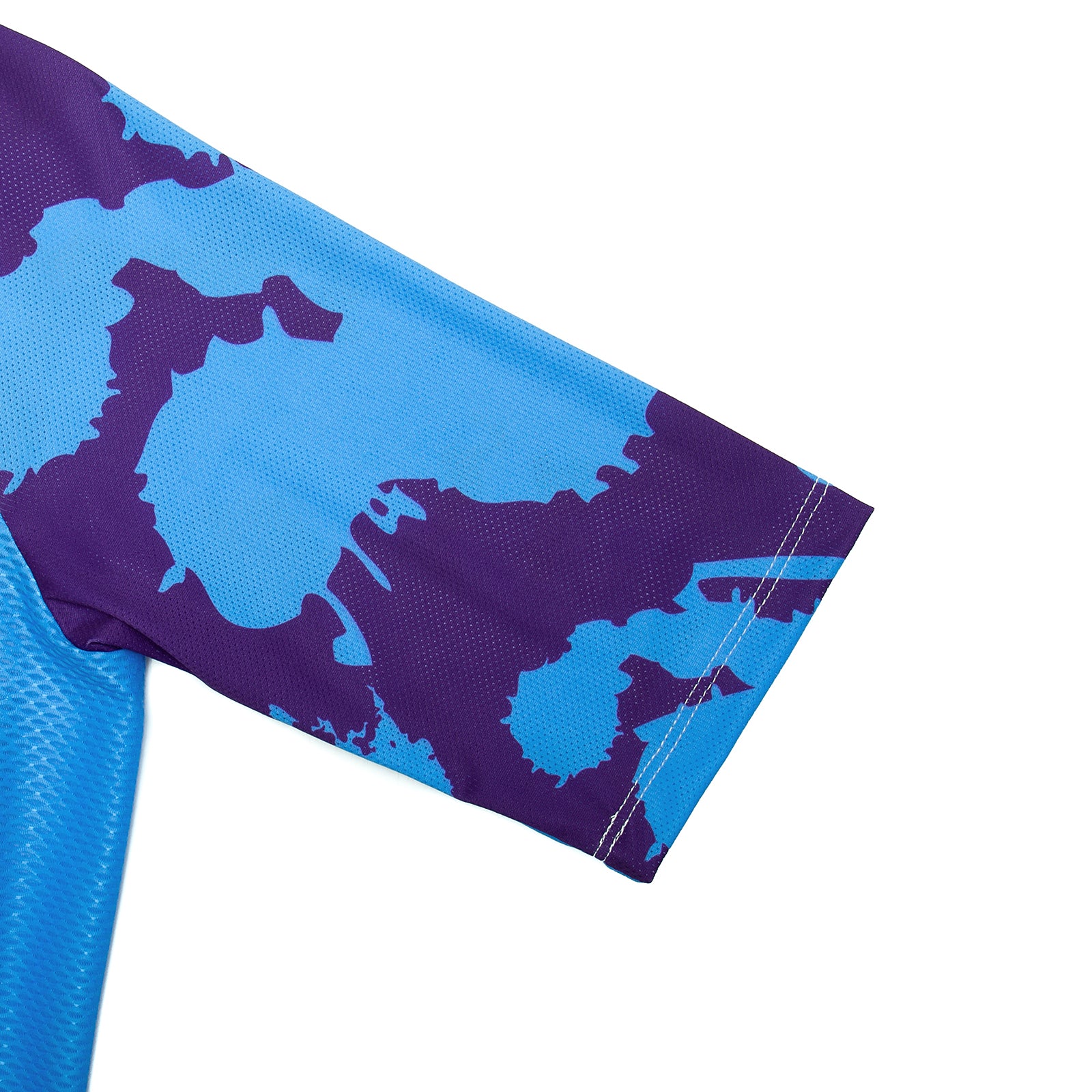 Yellow blue paint splash cycling jersey