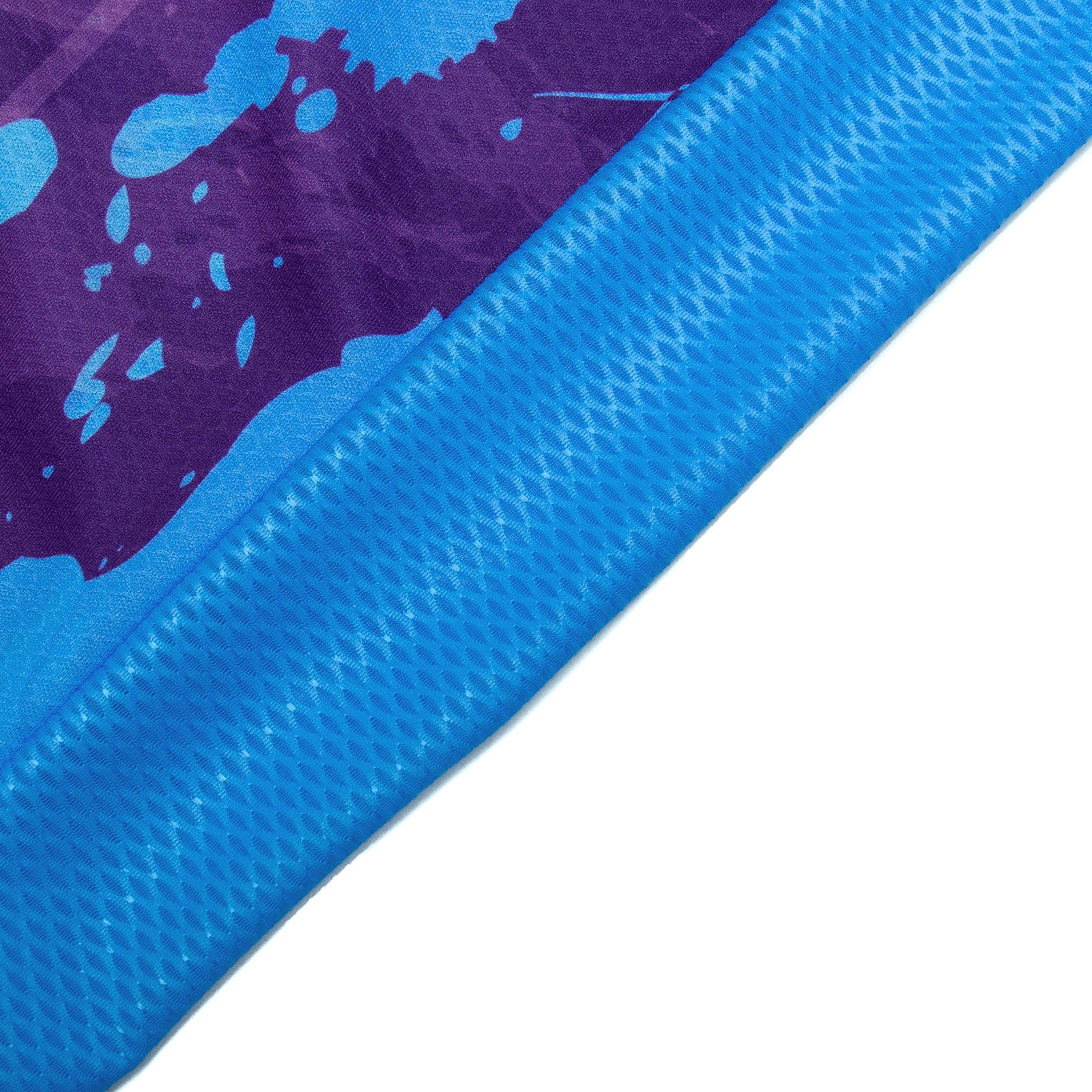 Yellow blue paint splash cycling jersey