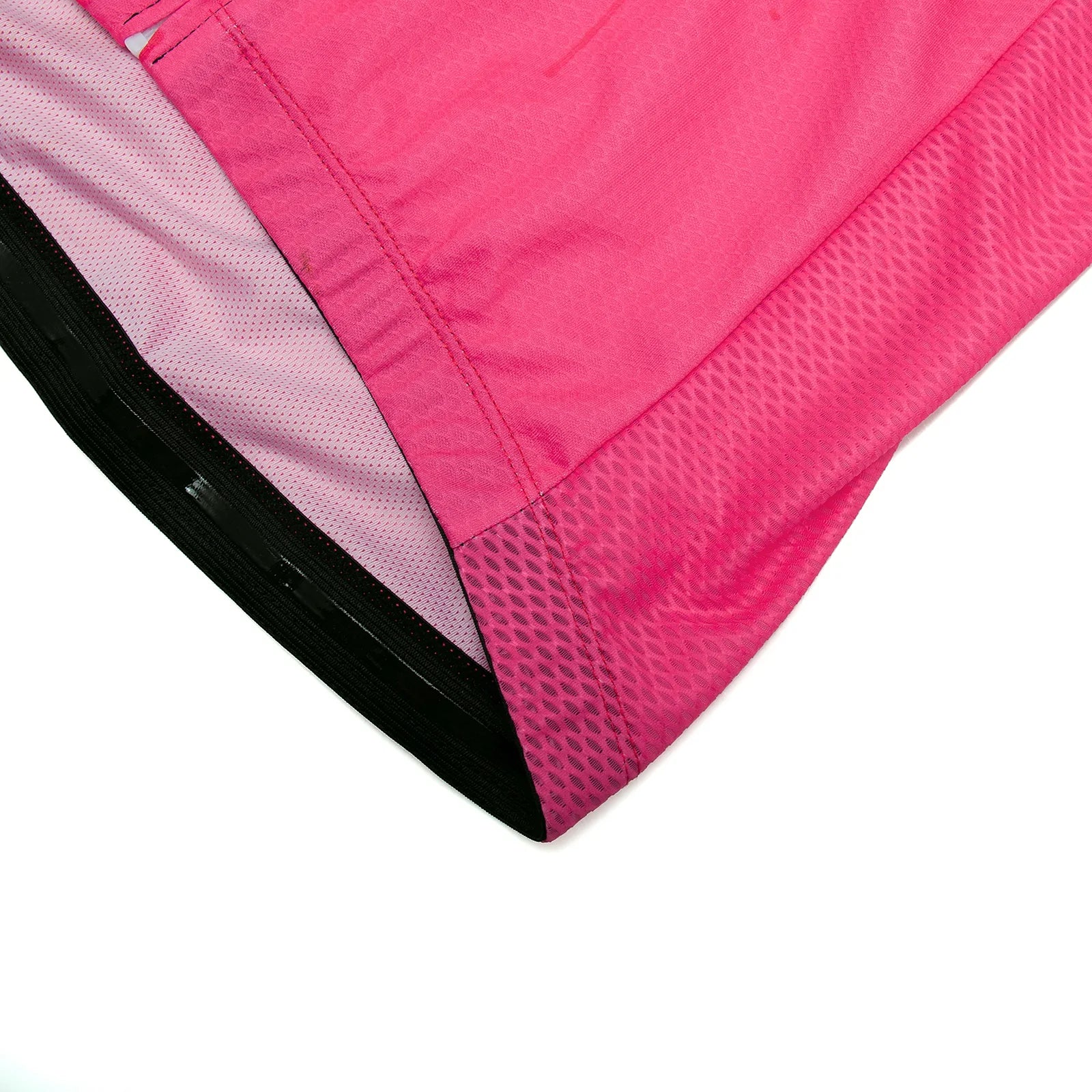 Pink red paint splash cycling jersey for women