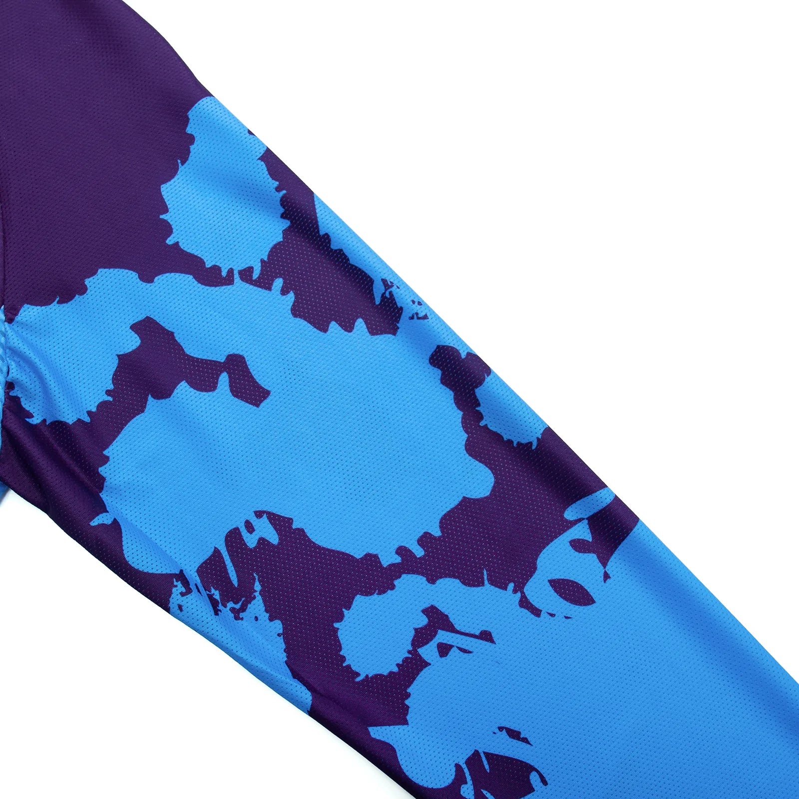 Yellow blue paint splash Long Sleeve cycling jersey for women