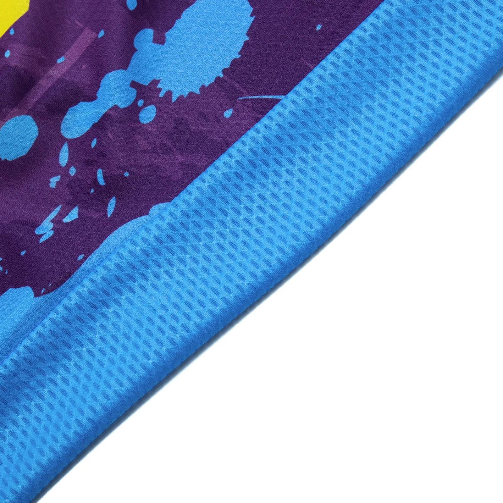 Yellow blue paint splash Long Sleeve cycling jersey for women