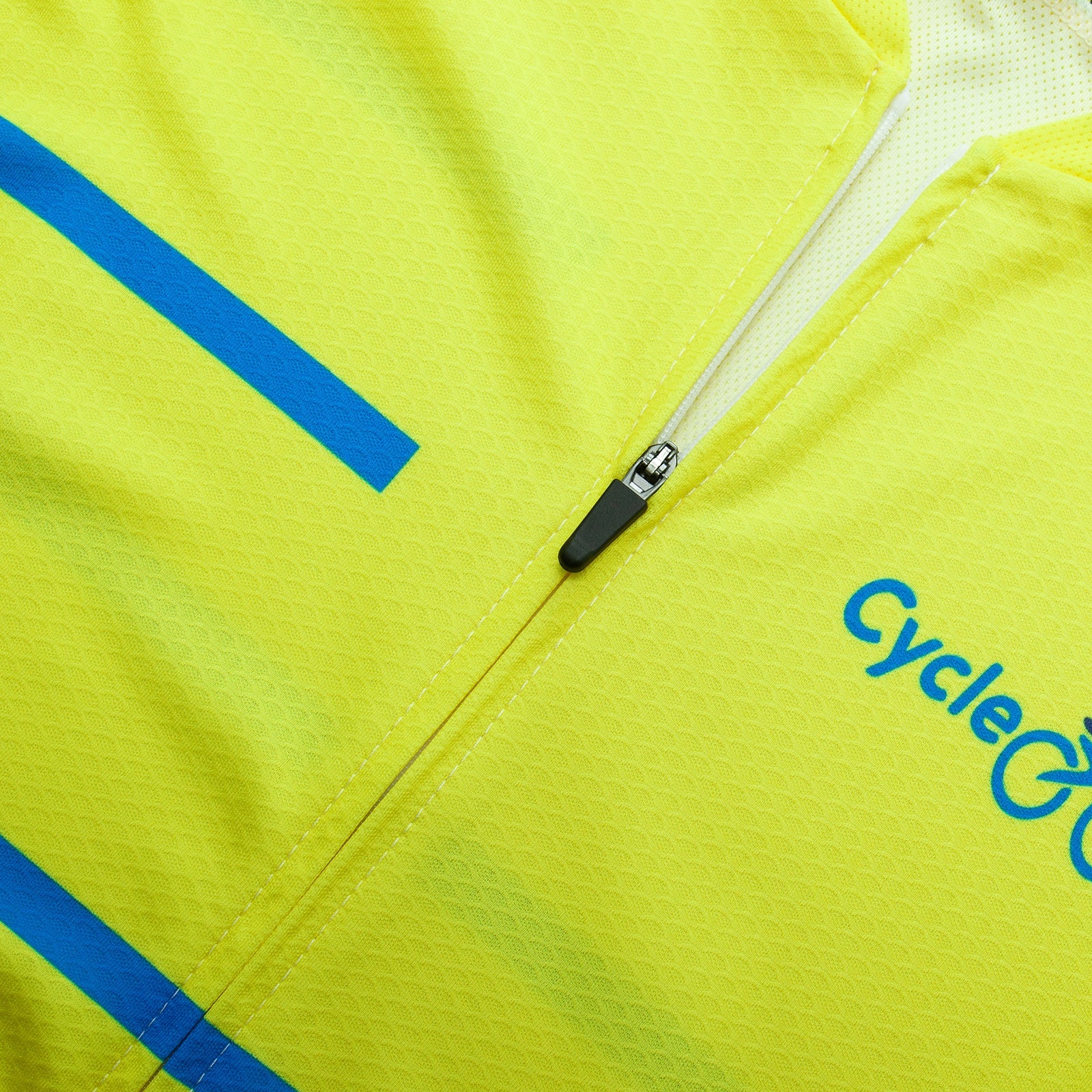 Yellow Long Sleeve Cycling jersey for women