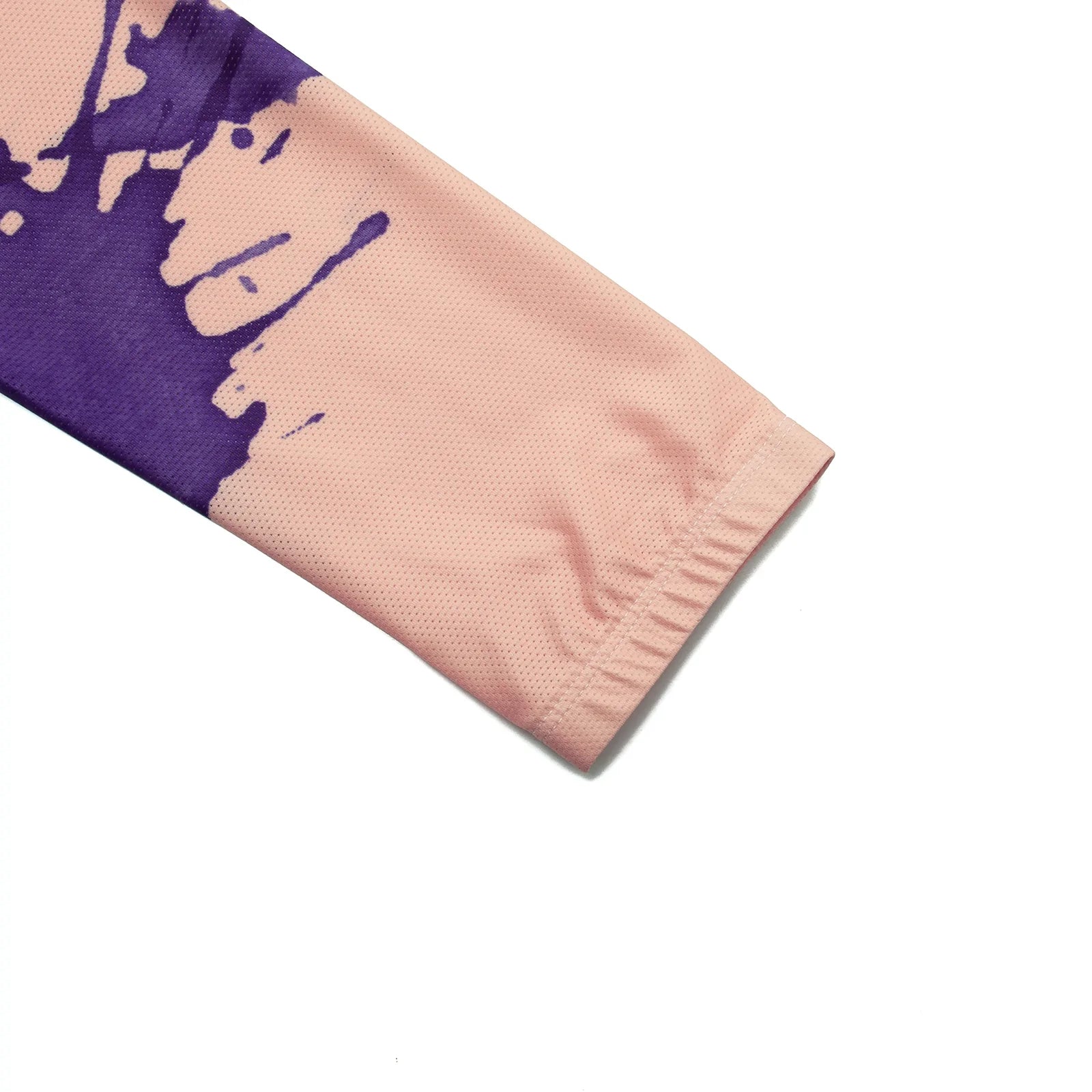 Purple paint splash Long Sleeve cycling jersey for women