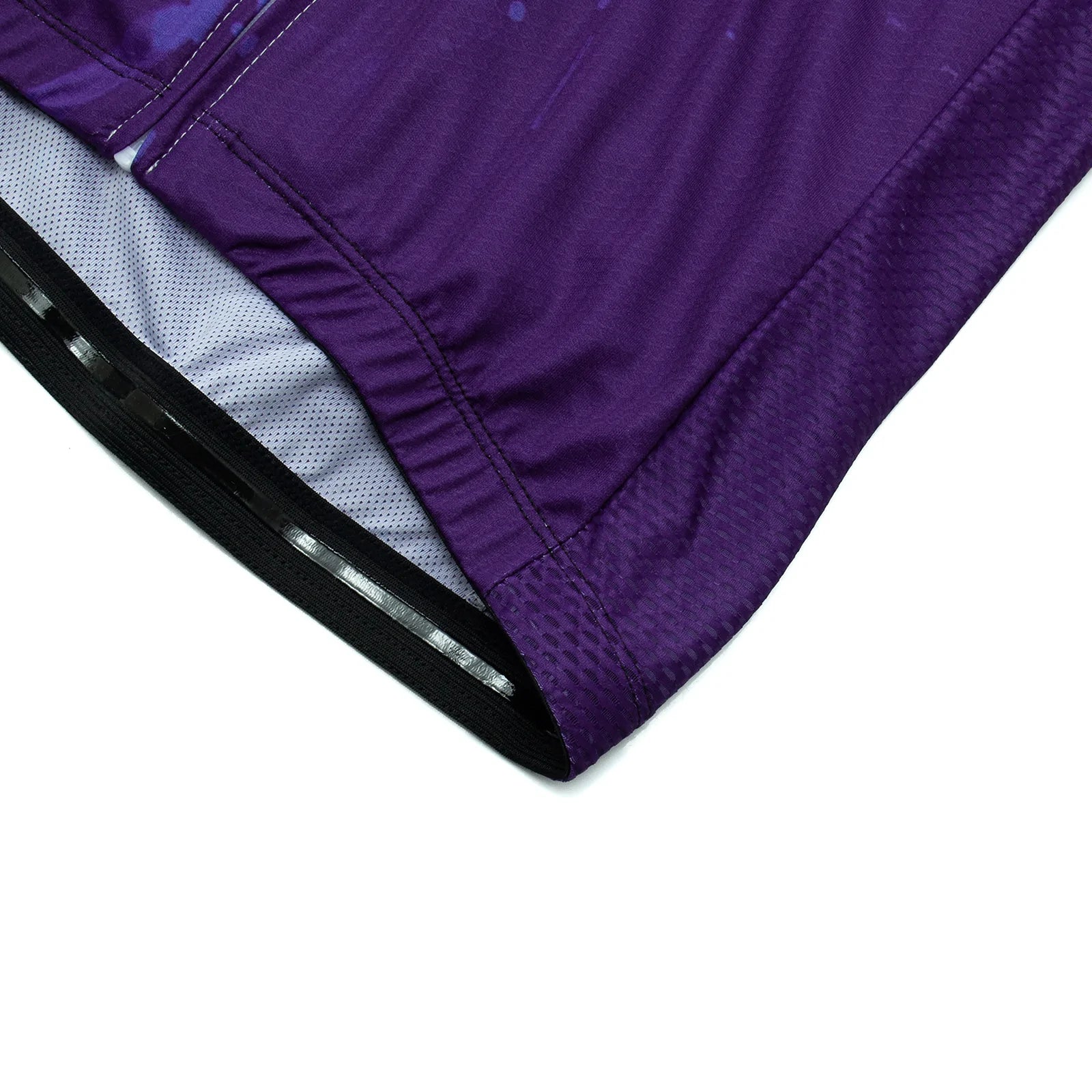 Purple paint splash Long Sleeve cycling jersey for women