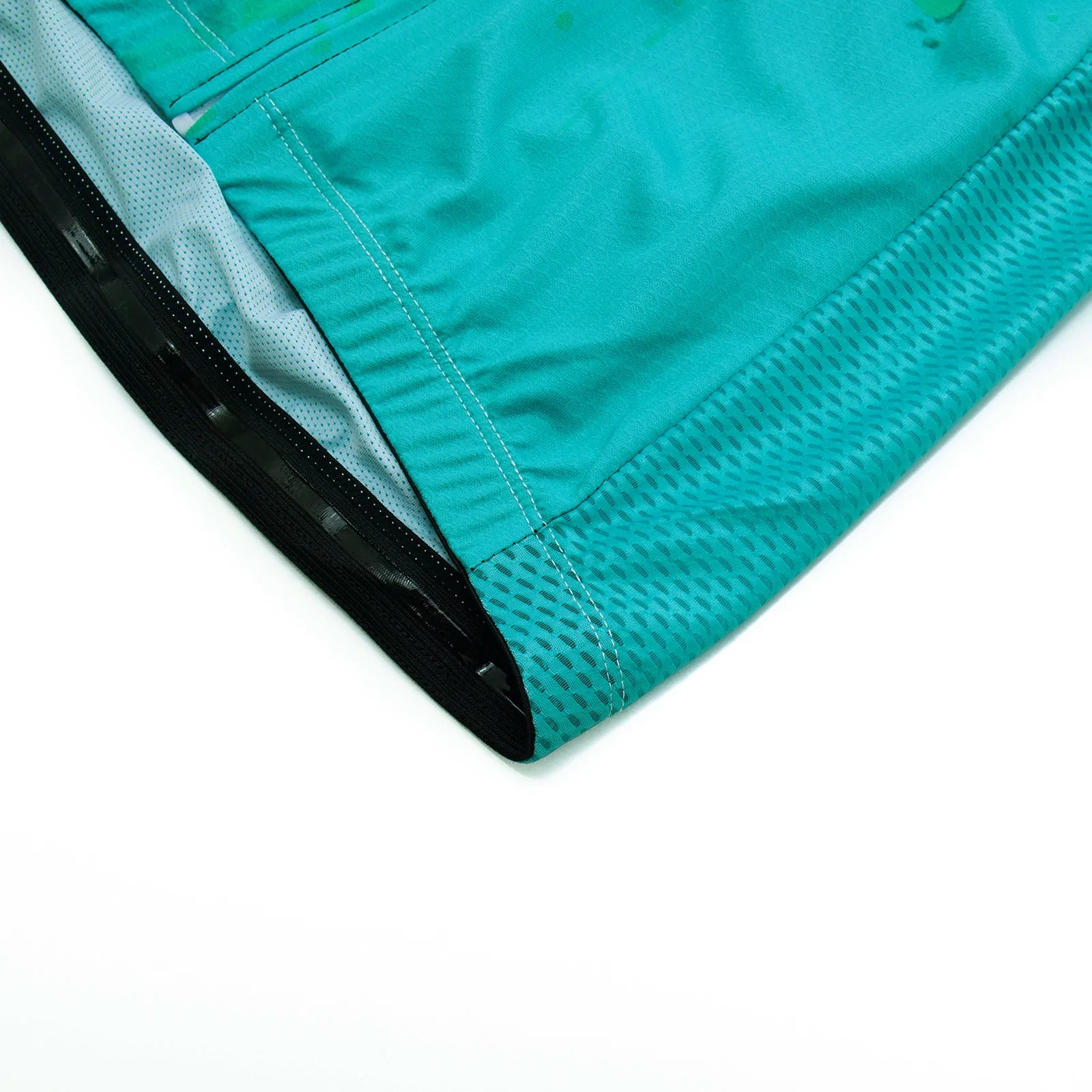 Black green paint splash Long Sleeve cycling jersey for women