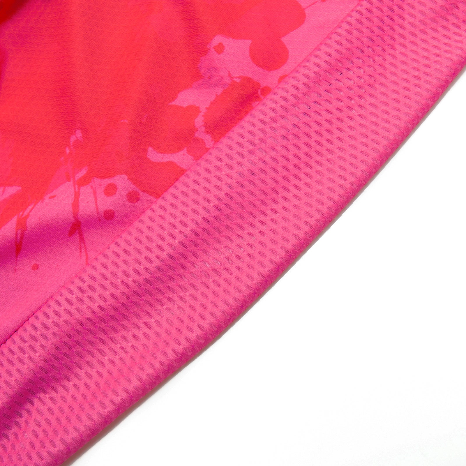 Pink red paint splash Long Sleeve cycling jersey