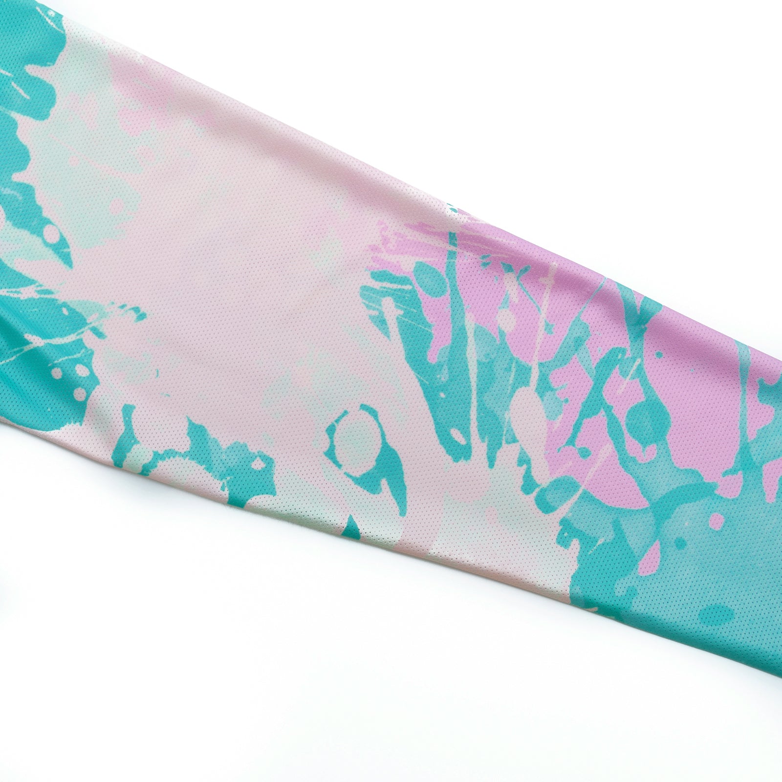 Blue paint splash Long Sleeve cycling jersey