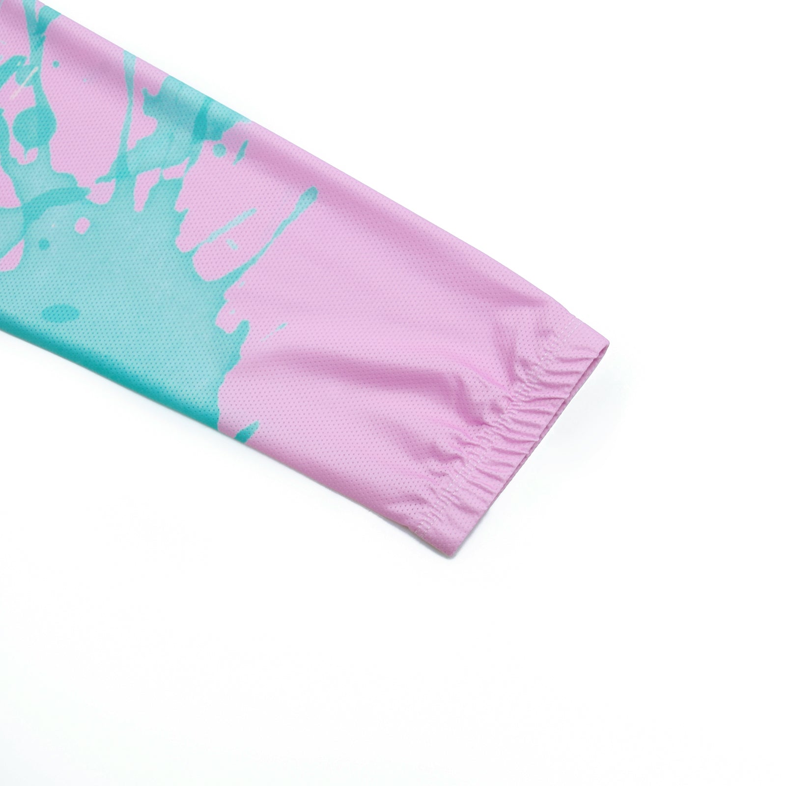 Blue paint splash Long Sleeve cycling jersey