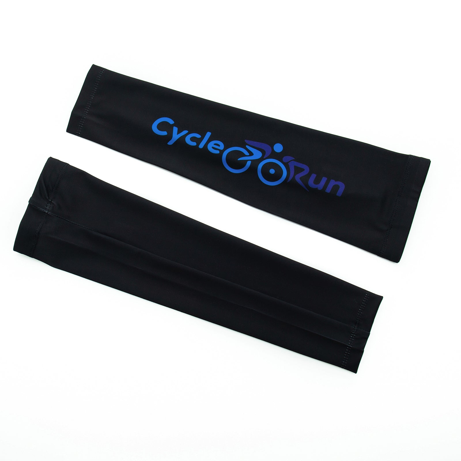 Black Arm Sleeve Cycling Sleeves   Protective Arm Warmers UV Protection