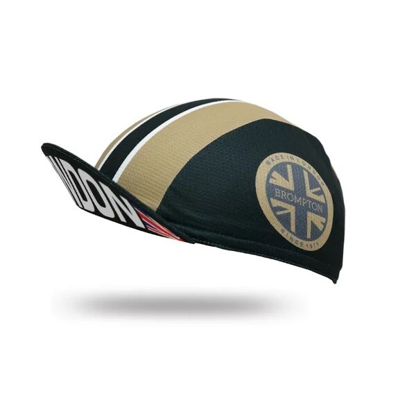 U.K London Cycling Caps Charcoal Gold Ride Headwear  One Size